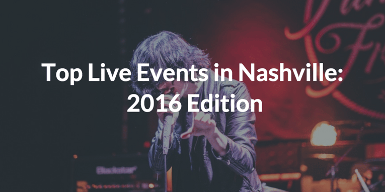 live events in nashville