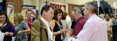 Trade show attendees